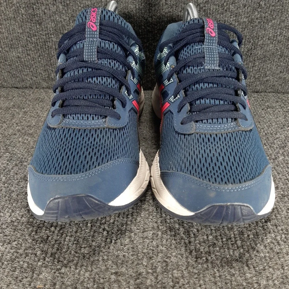 Asics Gel Contend 6 Blue Running Shoes Lace Up Low Top Women's Size 10 1012A570